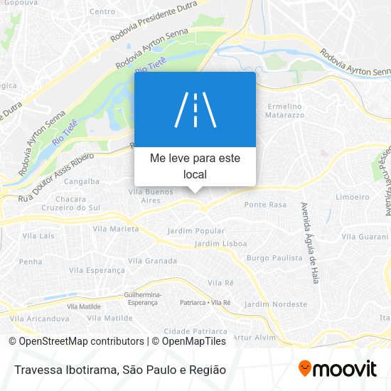 Travessa Ibotirama mapa