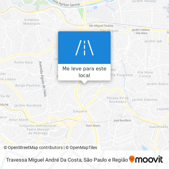 Travessa Miguel André Da Costa mapa