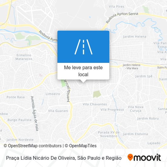 Praça Lídia Nicário De Oliveira mapa