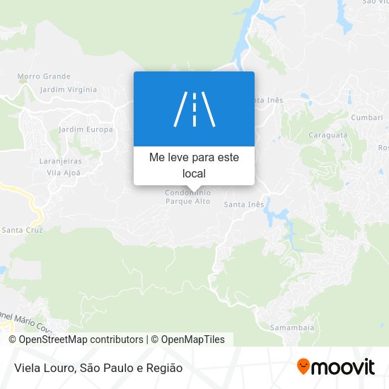Viela Louro mapa