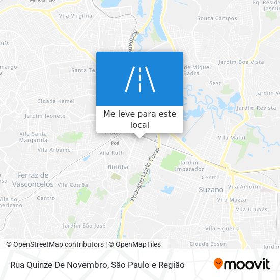 Rua Quinze De Novembro mapa