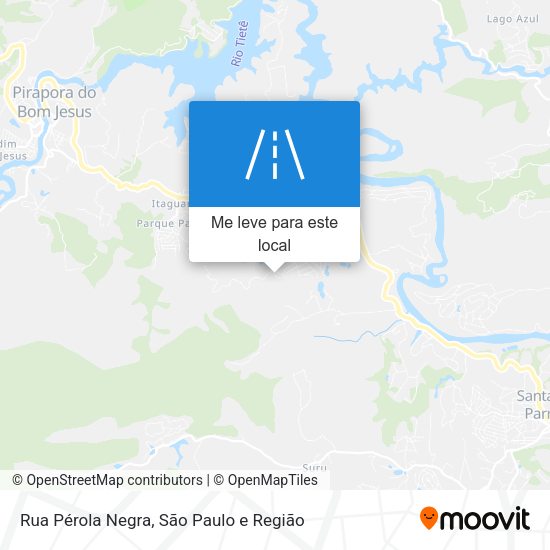 Rua Pérola Negra mapa