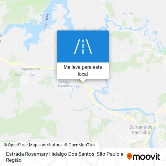 Estrada Rosemary Hidalgo Dos Santos mapa