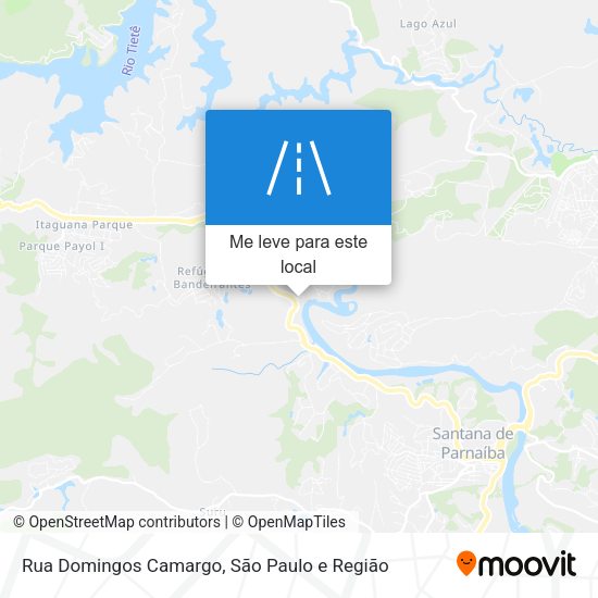 Rua Domingos Camargo mapa