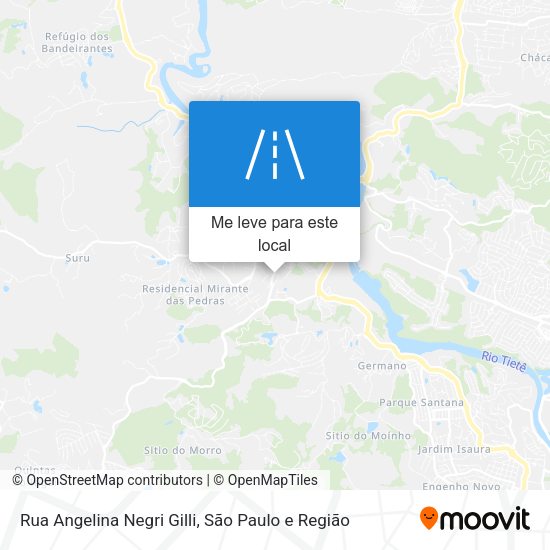 Rua Angelina Negri Gilli mapa