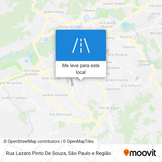 Rua Lazaro Pinto De Souza mapa
