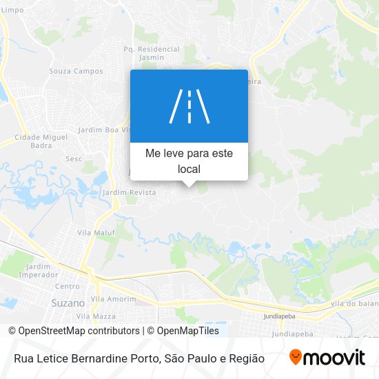 Rua Letice Bernardine Porto mapa