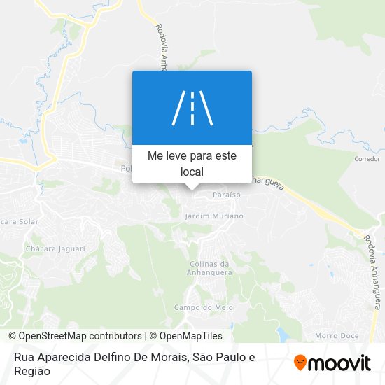 Rua Aparecida Delfino De Morais mapa