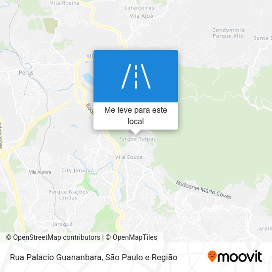 Rua Palacio Guananbara mapa
