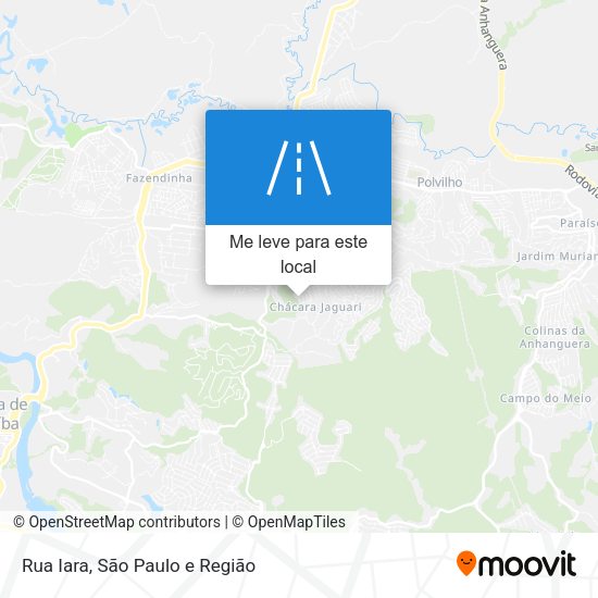 Rua Iara mapa