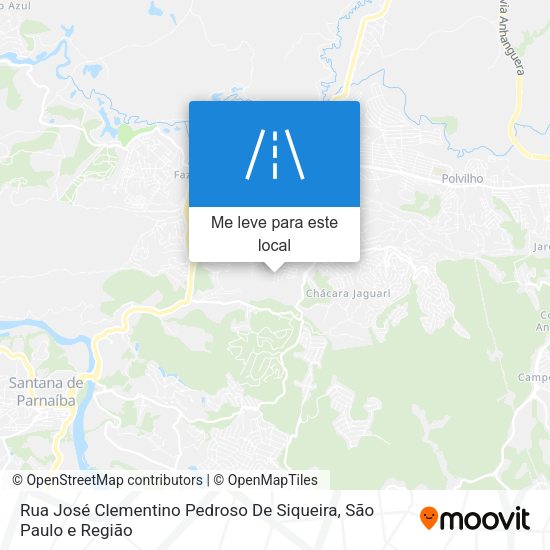 Rua José Clementino Pedroso De Siqueira mapa
