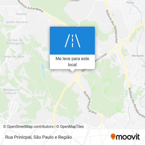 Rua Prinicpal mapa