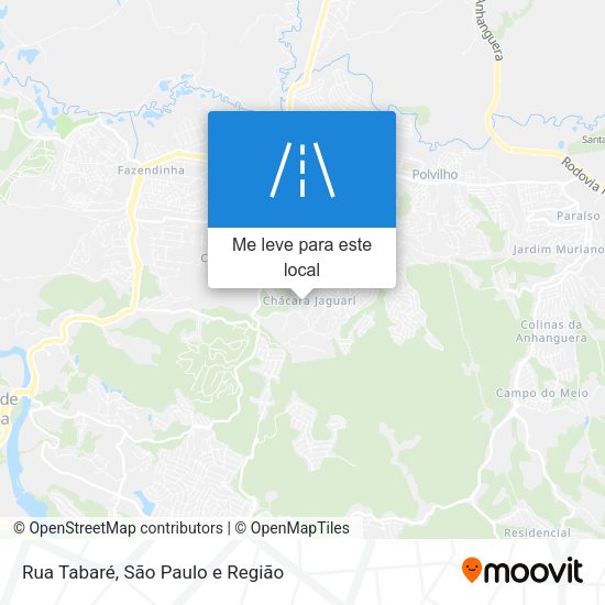 Rua Tabaré mapa