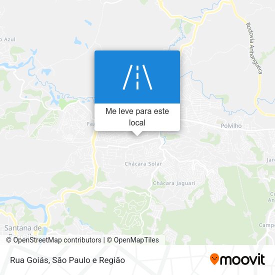 Rua Goiás mapa