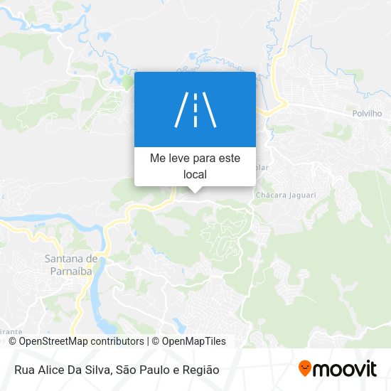 Rua Alice Da Silva mapa