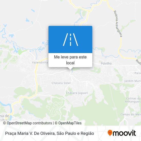 Praça Maria V. De Oliveira mapa