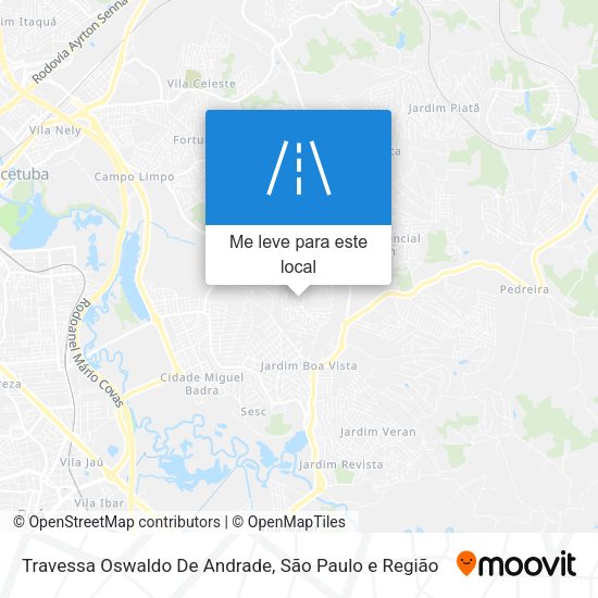 Travessa Oswaldo De Andrade mapa