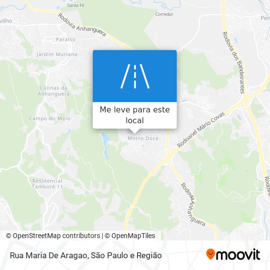 Rua Maria De Aragao mapa