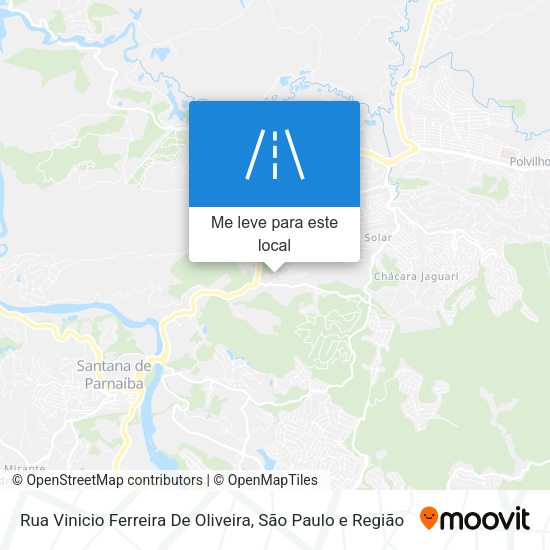 Rua Vinicio Ferreira De Oliveira mapa