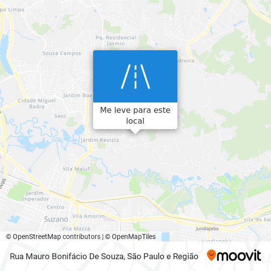 Rua Mauro Bonifácio De Souza mapa