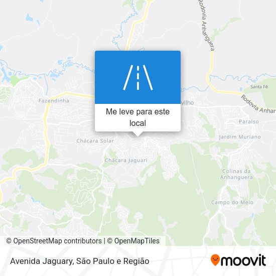 Avenida Jaguary mapa