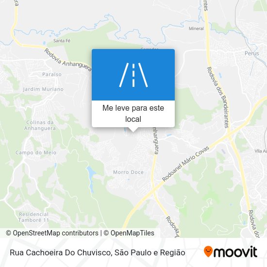 Rua Cachoeira Do Chuvisco mapa