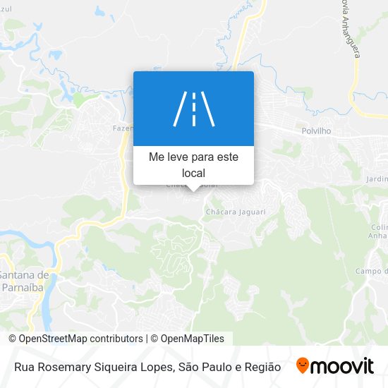 Rua Rosemary Siqueira Lopes mapa