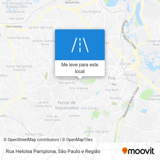 Rua Heloísa Pamplona mapa