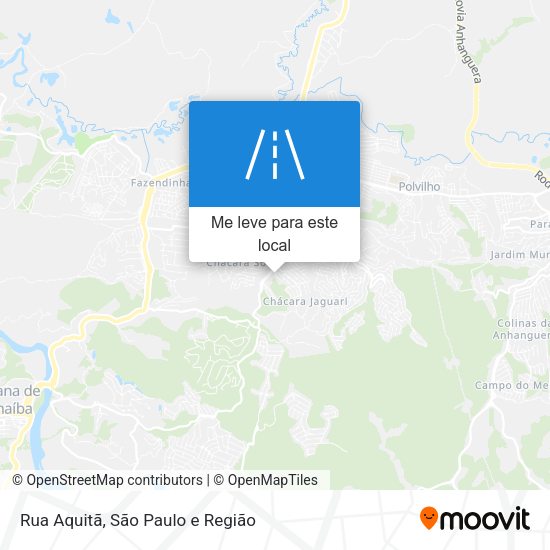 Rua Aquitã mapa