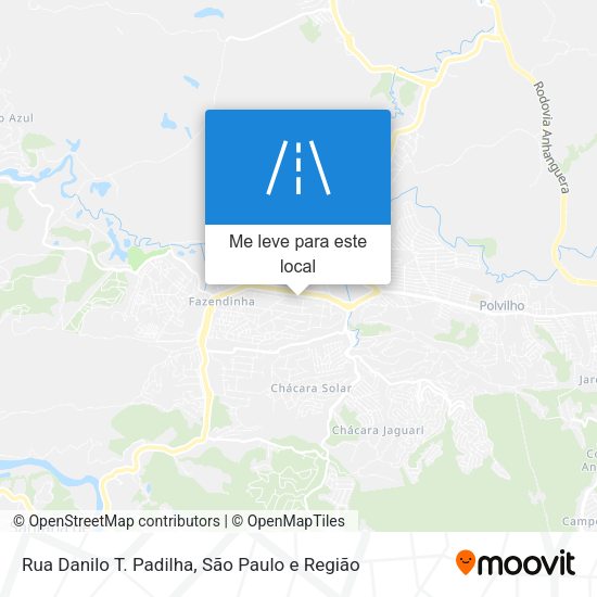 Rua Danilo T. Padilha mapa
