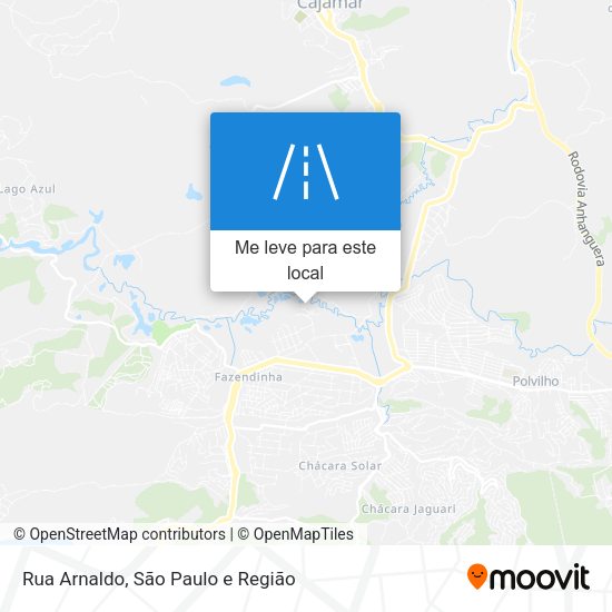 Rua Arnaldo mapa