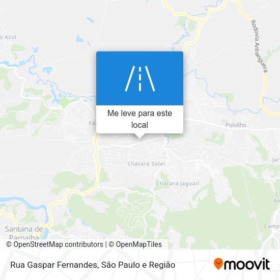 Rua Gaspar Fernandes mapa