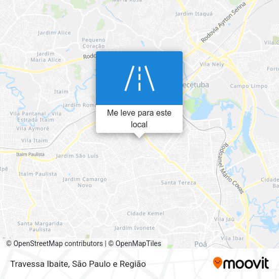 Travessa Ibaite mapa