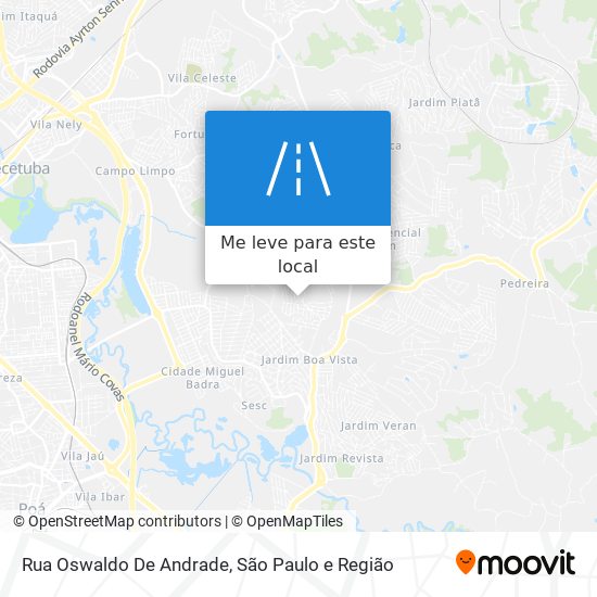 Rua Oswaldo De Andrade mapa