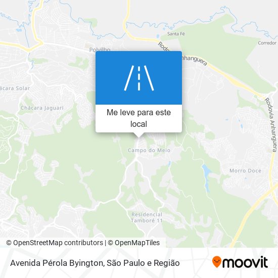 Avenida Pérola Byington mapa