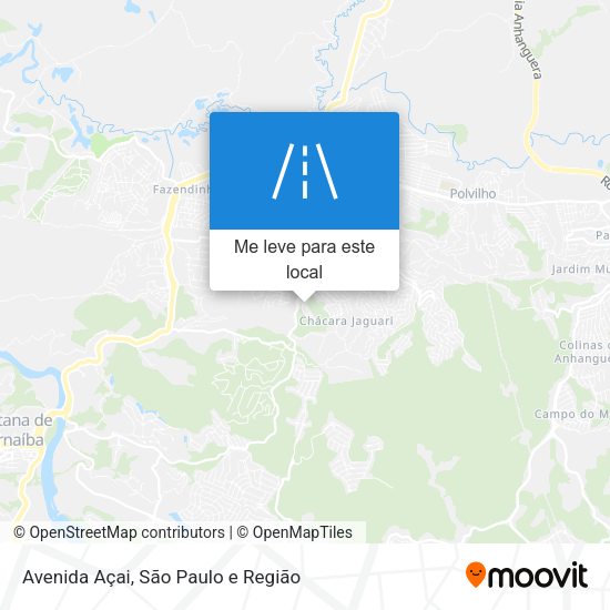 Avenida Açai mapa