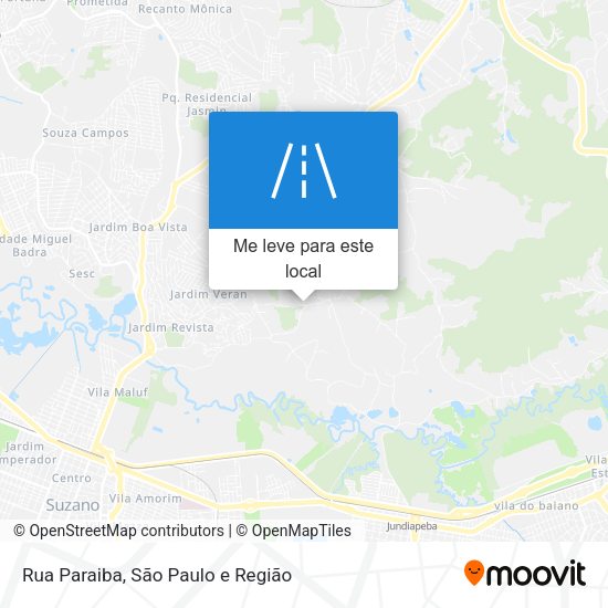 Rua Paraiba mapa