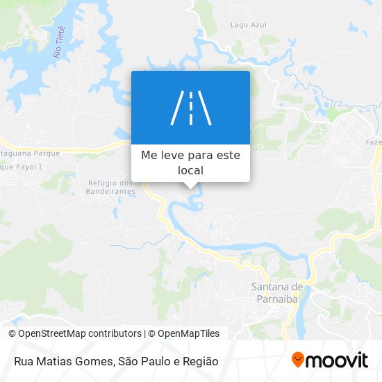 Rua Matias Gomes mapa