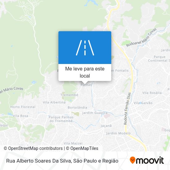 Rua Alberto Soares Da Silva mapa