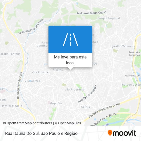 Rua Itaúna Do Sul mapa