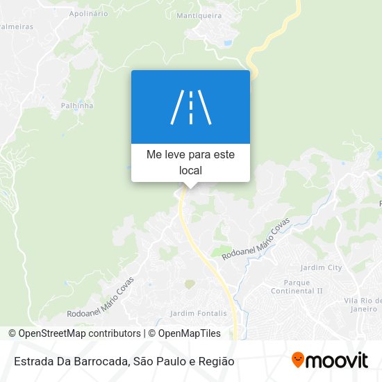 Estrada Da Barrocada mapa