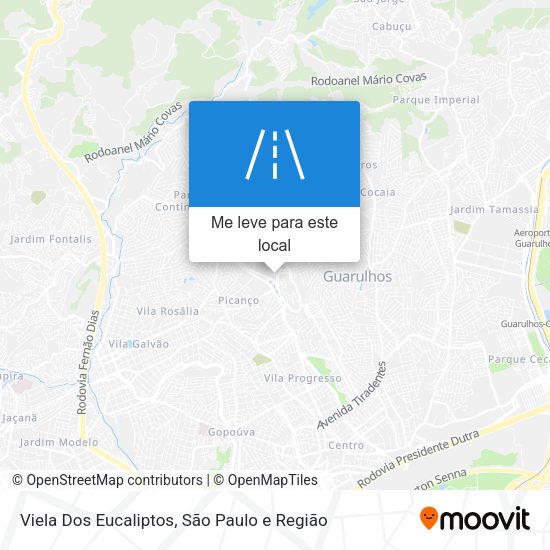 Viela Dos Eucaliptos mapa