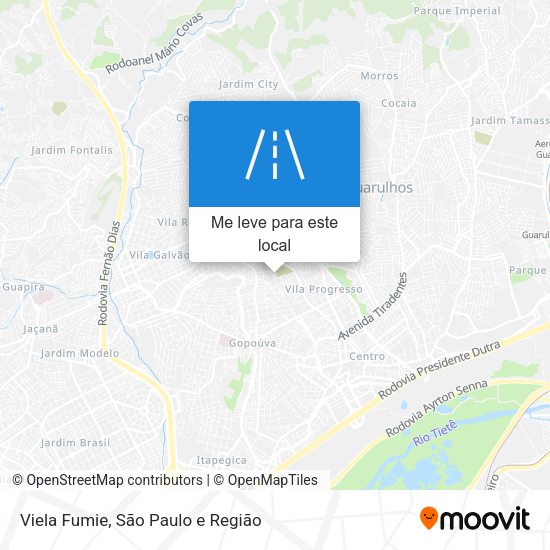 Viela Fumie mapa