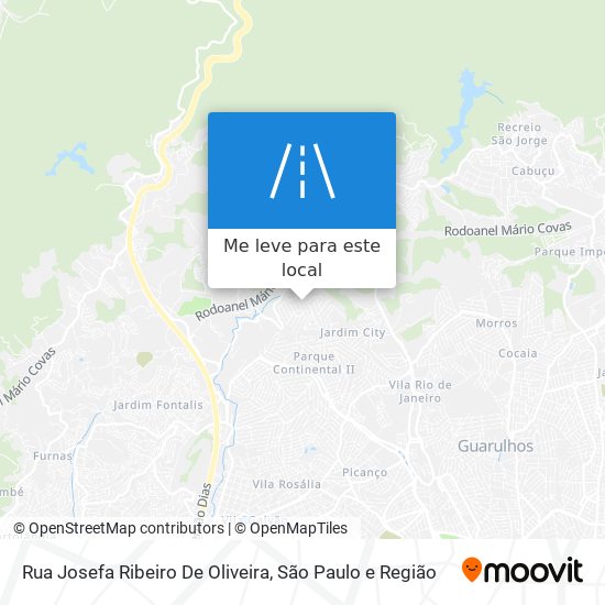 Rua Josefa Ribeiro De Oliveira mapa