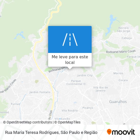 Rua Maria Teresa Rodrigues mapa