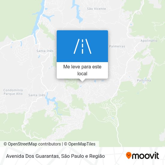 Avenida Dos Guarantas mapa