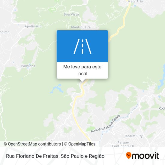 Rua Floriano De Freitas mapa