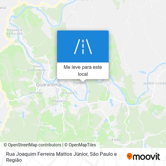 Rua Joaquim Ferreira Mattos Júnior mapa