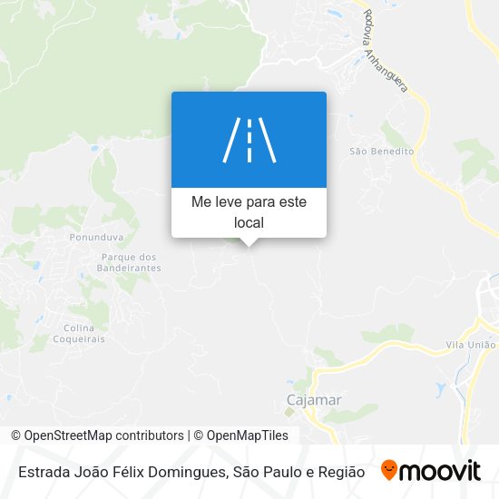 Estrada João Félix Domingues mapa