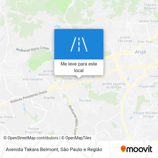 Avenida Takara Belmont mapa